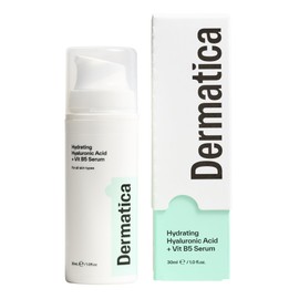 Dermatica- Suero de ácido hialurónico con vitamina B5 este suero ligero reduce la apariencia de las líneas finas y brinda una hidratación intensa e...