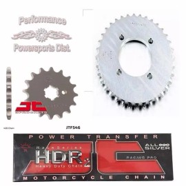 JT Sprockets NEW JT SPROCKET'S & HD JT CHAIN SET YAMAHA TTR110  TTR 110  14/35  2008 - 2024