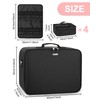 Relavel Extra Large Cosmetic Case, Travel Makeup Bag with 4
