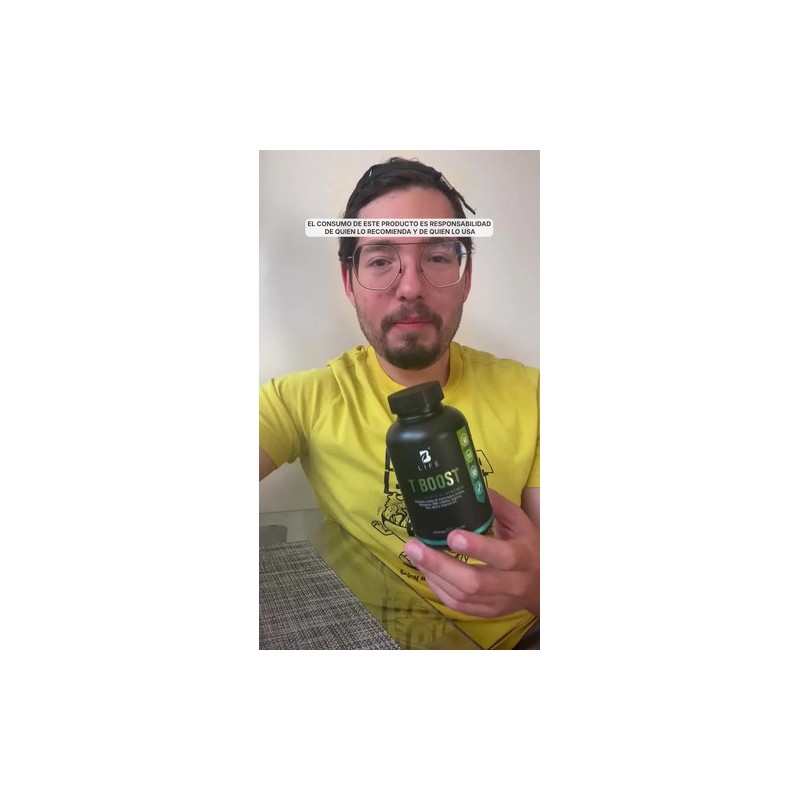 T Boost Precursor de Testosterona con Maca 60 Cpsulas Apoyo