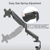 Suptek Monitor Mount Gas Spring Monitor Arm Desk Mount Fully