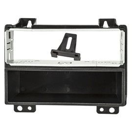 tomzz Audio 2415-122 Radio Fascia Metal Slot Compatible with Ford Fiesta JH1/JD3 Ford Fusion JU2 Fz. Before Facelift Black