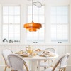 Meefad Adjustable Hanging Light Fixtures, Modern Swing Arm Pendant Light,
