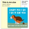 Fathers Day Card From The Dog Funny Fathers Day Card