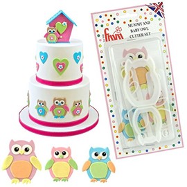 Mummy & Baby Owl Cutter Set
