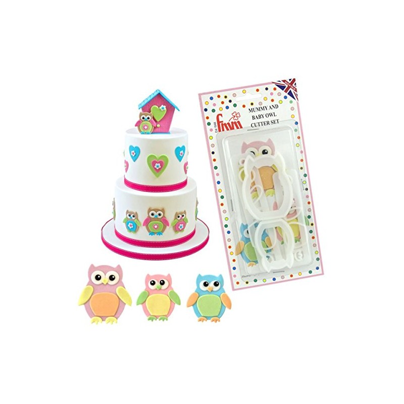 Mummy & Baby Owl Cutter Set
