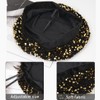 YeeHeen Women Bling Beret Hats Sparkly Sequin Glitter Beanie Hat