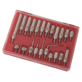22Pcs Stainless Steel Contact Points Tool Set Dial Test Digimatic Indicator Contact Point 0.01mm Precision Thread Tip Gauge Dial Indicator Probe Dial Gauge Needle for Dial & Test Indicators