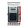 Sentry Slimline Calculator with Stand, Silver/Black (CA273)