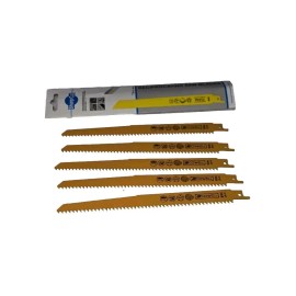 Caliastro 9-Inch Nail-Embedded Wood Cutting Pro Demolition Reciprocating Saw Blades 5 Pack