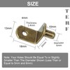 TERF® Traditional Style Antique Bronze Plated L-Shape Bracket Furniture Shelf