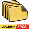 Microfiber Cleaning Towels for Car Care – Thickened Absorbent Yellow