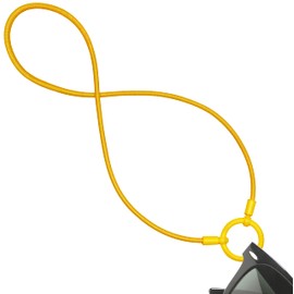 LaLOOP Premium Eyeglass Sportloop| Durable, Stretchy, Versatile Eyeglass Swivel Holder (Golden Yellow)