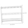iplusmile 1set Test Tube Rack Holder Detachable Transparent Stand for