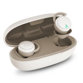 SZHTFX Sleeping Phone, Wireless Sleeping Earphones, Painless, Ultra Lightweight, 0.08 oz (2.1 g), Mini Size, In-Ear Type, High Sound Insulation, Day and Night Earphones (Nude)