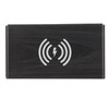 Black Wood Clock Digital Decoration White Light Wooden LED Clock