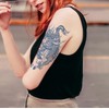 Oottati 2 Sheets Semi Permanent Waterproof Temporary Tattoos, 2 Weeks
