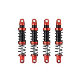 RCLIONS 4pcs RC Shock Absorber 75mm Adjustable Damper with Springs for 1/10 RC Crawler Car Upgrade Parts