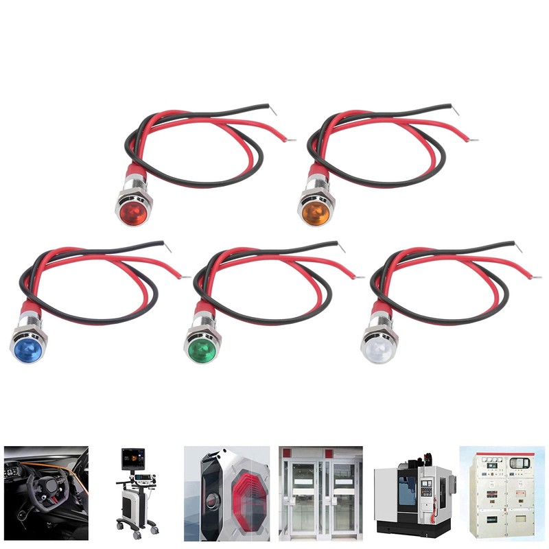LED Metal Indicator Light Lamp 6 mm 6 V Waterproof