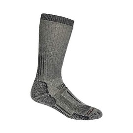 Icebreaker Merino Men's Mountaineer Wool Sock Mid-Calf, Jet Hthr, Medium