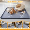 swihorab Silicone Cat Litter Mat for Litter Box, 31" x