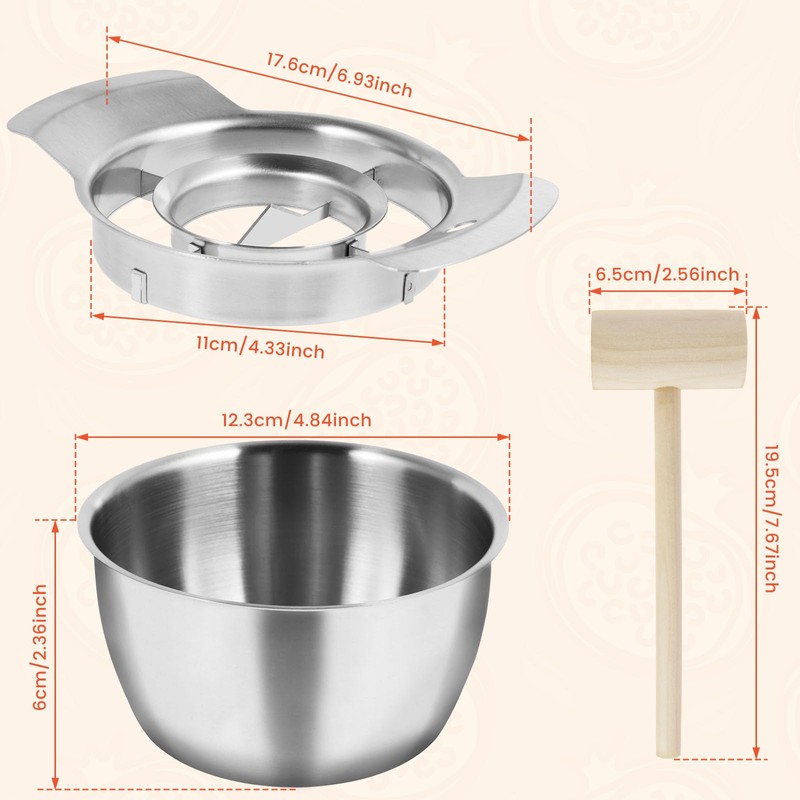 Pomegranate Peeling Tool 304 Stainless Steel Pomegranate Peeler High Efficiency