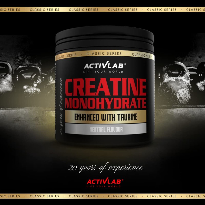 Activlab Creatine Monohydrate | 300g | 50 Servings | Natural