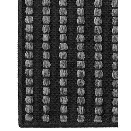 Color&Geometry Door Mat Inside Entrance 24x36, Ultra Non Slip TPR Backed Dirt Trapper, Low Profile Thin Welcome Doormat, Dirt Resist, Easy Clean Entry Mats for Entryway, Patio, Hallway, Black