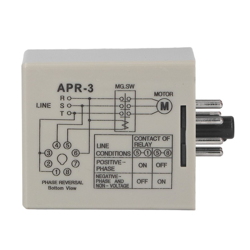 CKCTELAY Phase Sequence Relay Loss Reverse Protection Controller for Motor