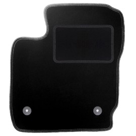 Wielganizator Car Mat - Fits Ford Tourneo Courier Combivan 2014- - Velour - Car Accessories - Practical Car Mat - 1 Piece - Black