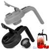 2 Pack Wide Mouth Mason Jar Pour Spout Lid with
