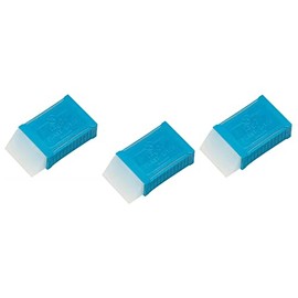 LÄUFER Plastic Plastic L-125 (01250) Pack of 3 Erasers