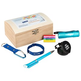 MaMeMi Treasure Chest for Communion for Boys - Gift Idea for First Communion / Communion Gift for Boys