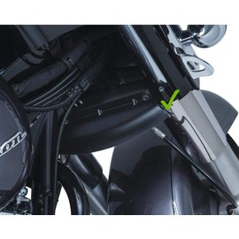 Black Lower Triple Tree Wind Deflector Compatible with for Touring Electra Glides Road Glides Road Kings Street Glides FLH/T FLHX 2014-2023