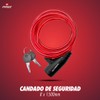 Candado Llave Cadena Para Bicicleta Alta Seguridad 8x1500mm (Rojo)