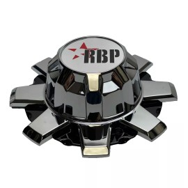 RBP Chrome/Gloss Black Wheel Center Cap C-315-1