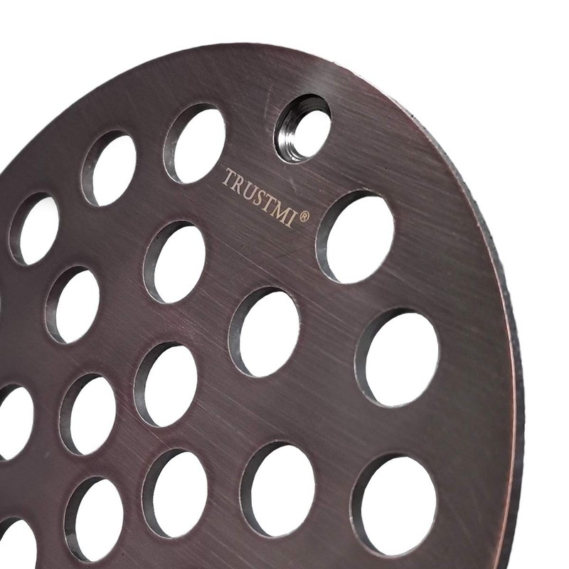 TRUSTMI 4 Inch Screw-in Shower Drain Cover Replacement Floor Grate