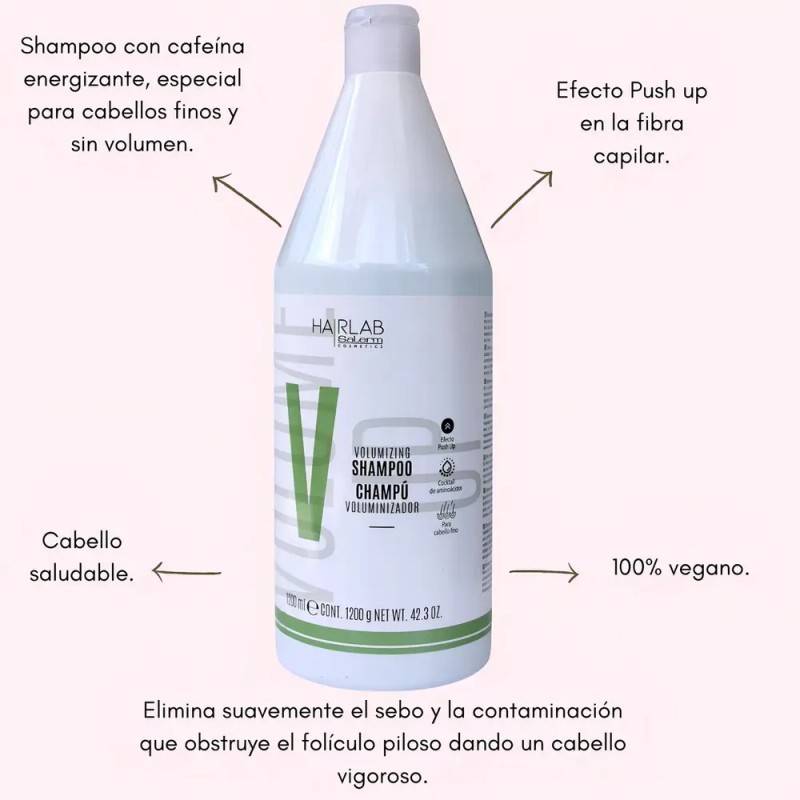 Shampoo Voluminizador Hairl Lab 1200ml Salerm