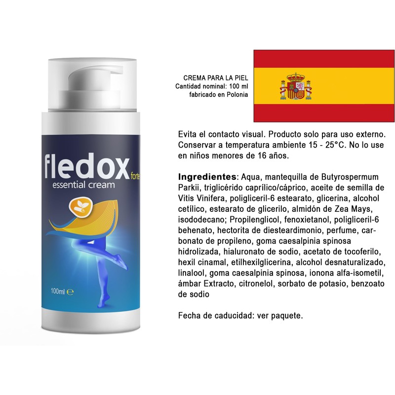 Fledox Creme - 500 ml (5 x 100 ml) 5er