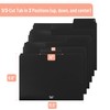 Mr. Pen- Black Plastic File Folders Letter Size, 6 Pack,