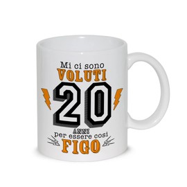 thedifferent Tasse Frühstück Milch Tee Tasse Relax mit Grafik - Ich habe 20 Jahre gebraucht, um so cool zu sein - Geschenkidee Geburtstag Weihnachten Papa Vater Opa Onkel Freund