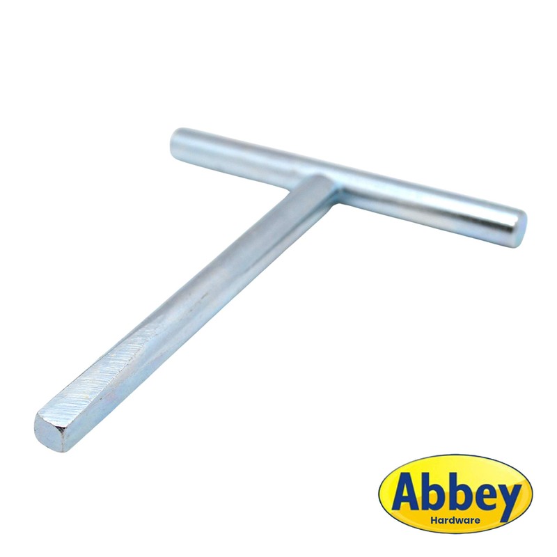 Abbey Hardware Budget Key Tapered Square T Bar for 6.5mm