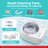 Sonic Retainer Cleaner Machine, Rechargeable Compact Portable Design