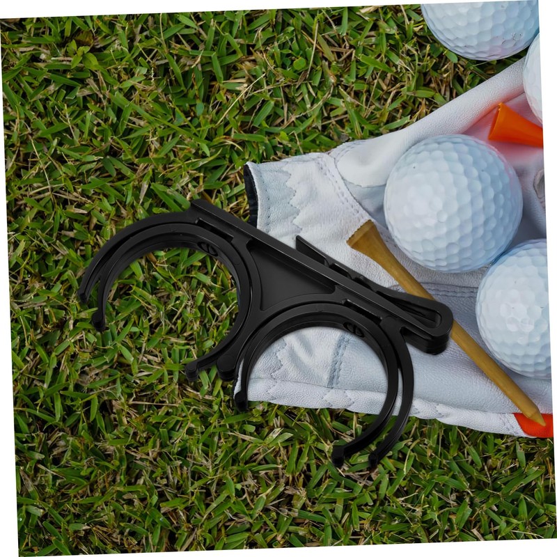 BIUDECO 2-Piece Golf Ball Holder Clip for Belt or Golf