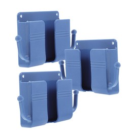 CAXUSD 3pcs Wall-mounted Remote Control Storage Box Nail Design for Mobile Phones and Accessories Easy Installation Space-saving for Bedroom and Living Room Organization