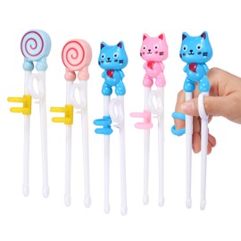 Biluer Chopsticks Helper, Pack of 4 Chopsticks Children's Chopsticks Aid Chopsticks Helper