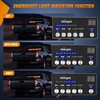 Nilight 144LED Traffic Advisor Strobe Light Bar with Controller Amber