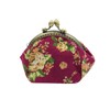 Wrapables Canvas and Embroidered Floral Coin Purse (Set of 2),