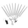 4W Meteor Shower Lights 7V 6.6ft IP65 Waterproof Plastic Christmas