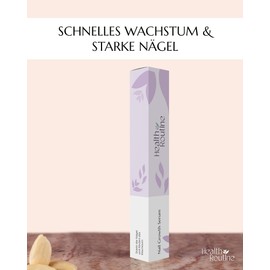 Health Routine Nail Growth Serum | Nail Oil for Healthy Fingernails & Toenails | Fast Growth | Natural Nail Hardener with Jojoba Oil & Biotin